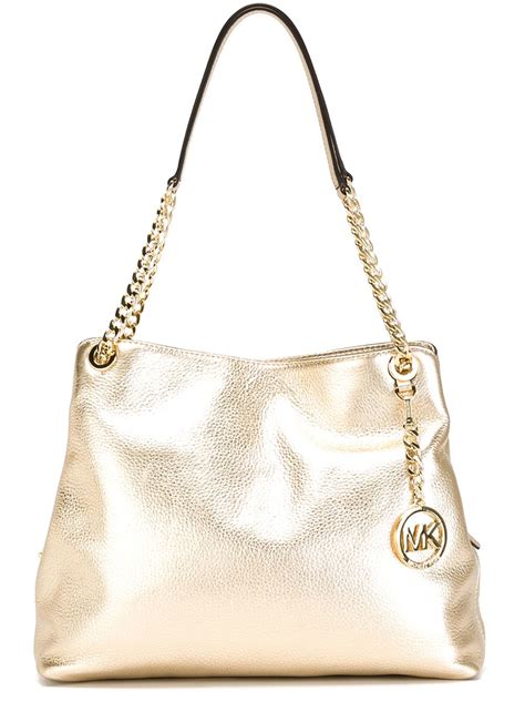 michael kors caramel gold|michael kors shoulder bag.